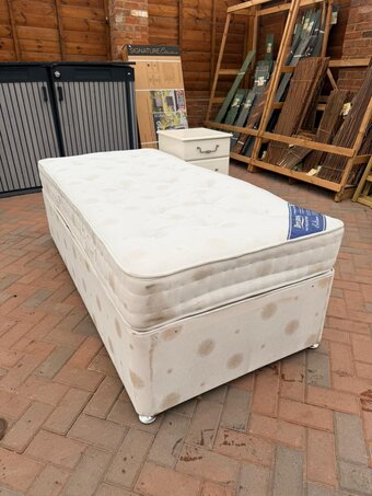 Double bed with mattress 