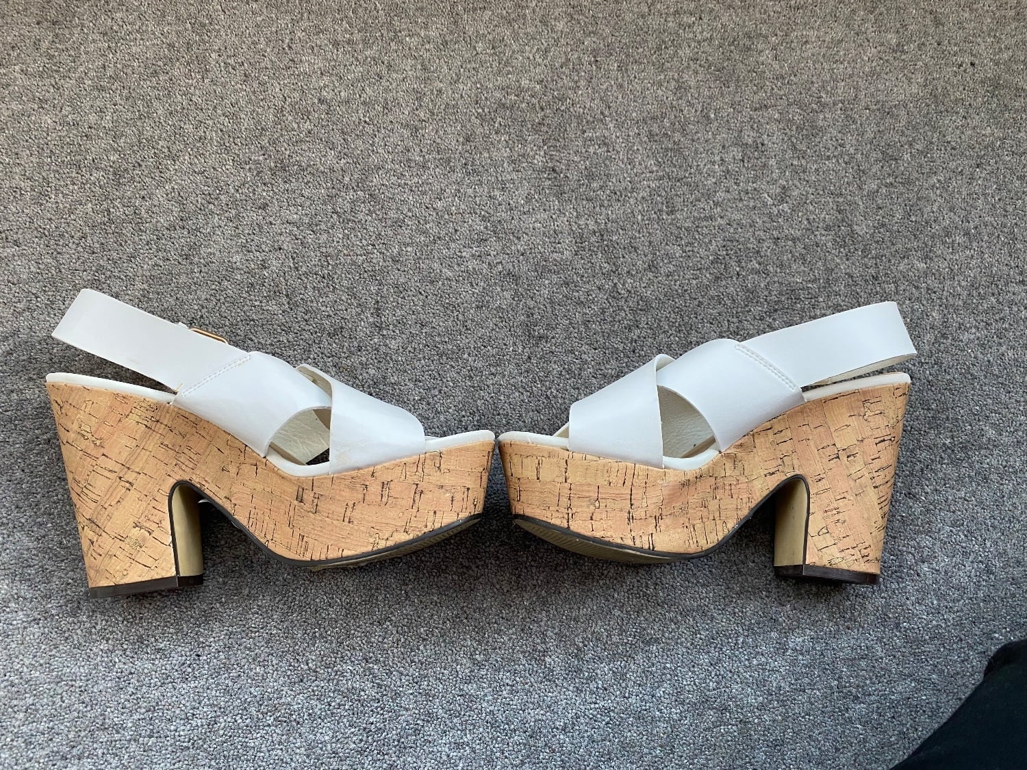 Ladies Cork Platform Wedges - size 6 - Clothing, Footwear & Accessories in Croydon