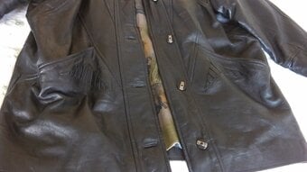 For Sale Italian Leather Coat Brand New