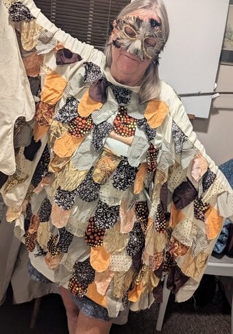 Fancy Dress "OWL" outfit + mask. Halloween 