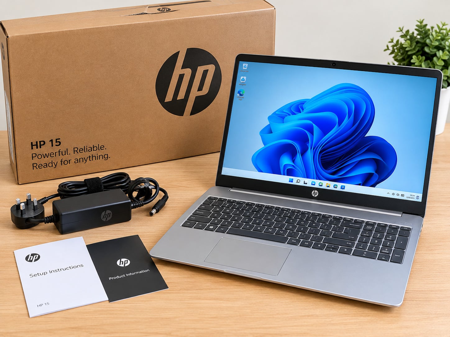 Brand New HP 15 Laptop Ryzen 3 8GB RAM 256GB SSD Windows 11 in Manchester