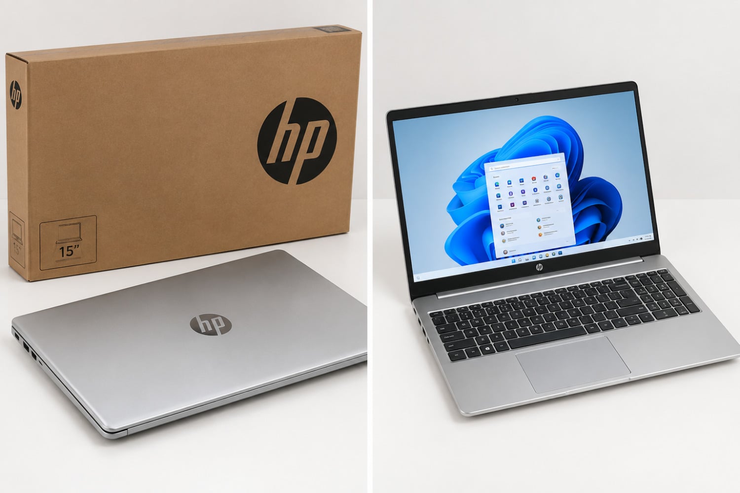 Brand New HP 15 Laptop Ryzen 3 8GB RAM 256GB SSD Windows 11