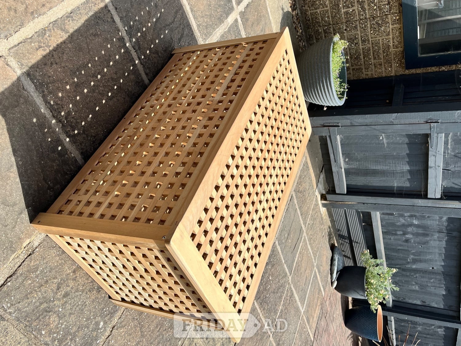 Wooden storage table  in Peterborough