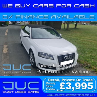 Audi A3 1.6 TDI Technik Cabriolet (Manual Diesel) 10 Reg 2010