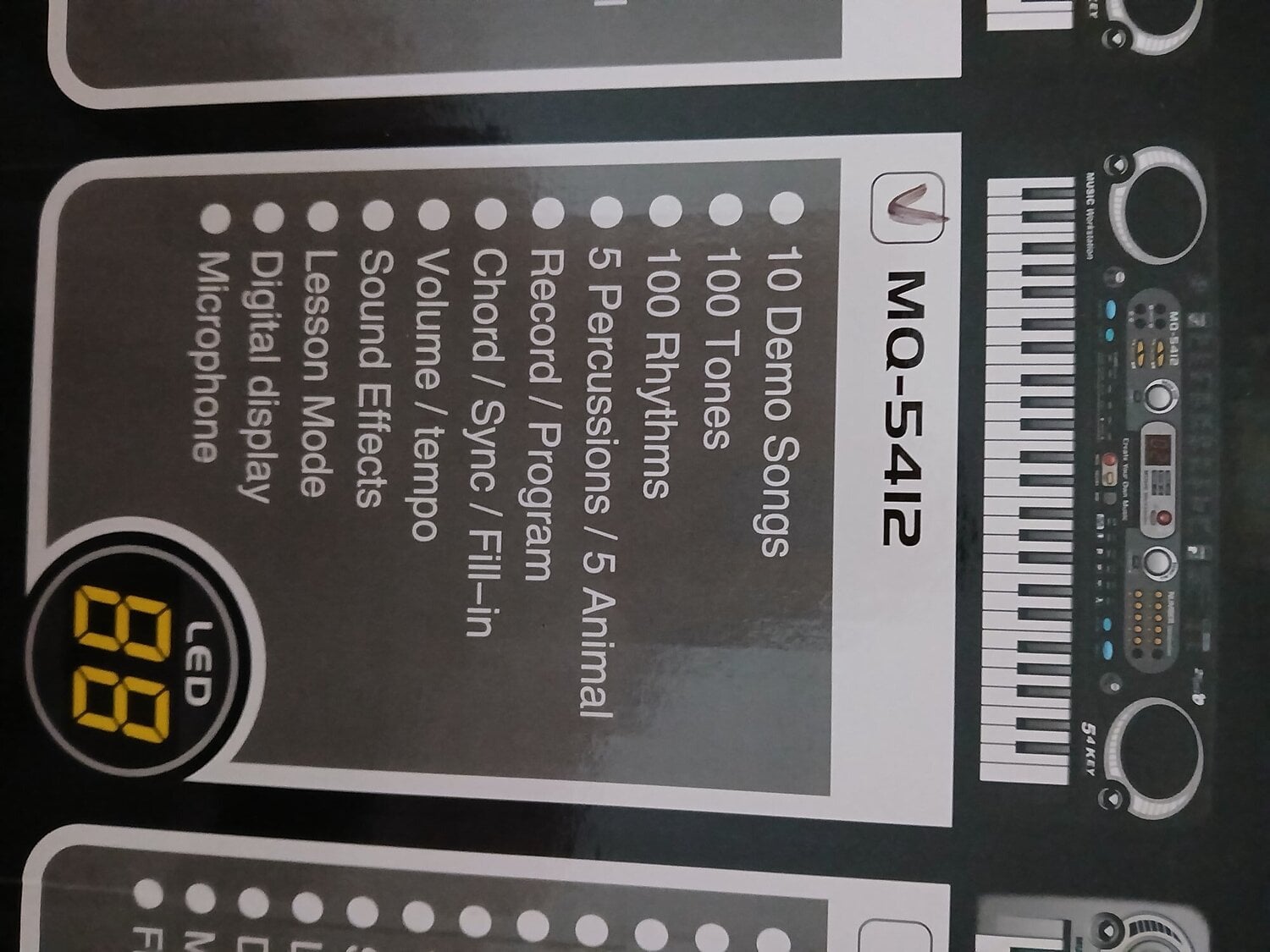 Music Workstation with 54 Keys