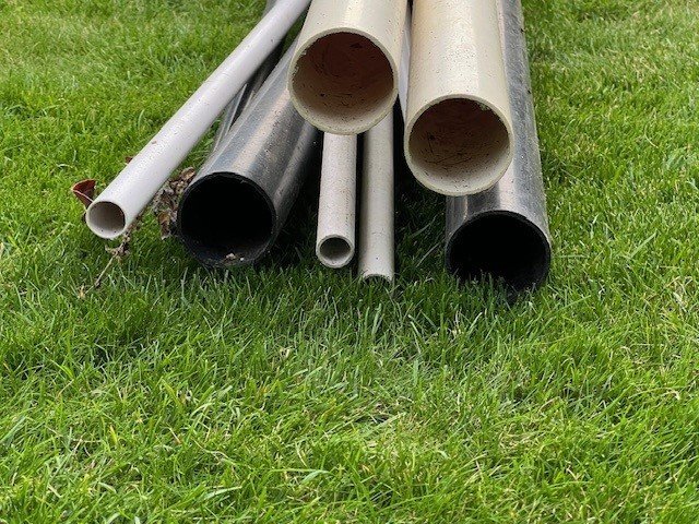 Hove Plastic Pipes - bundle various sizes.