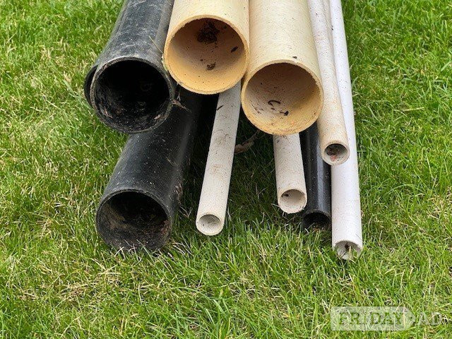 Plastic Pipes - bundle various sizes.