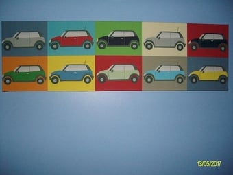 'MINI' Print Canvas Picture