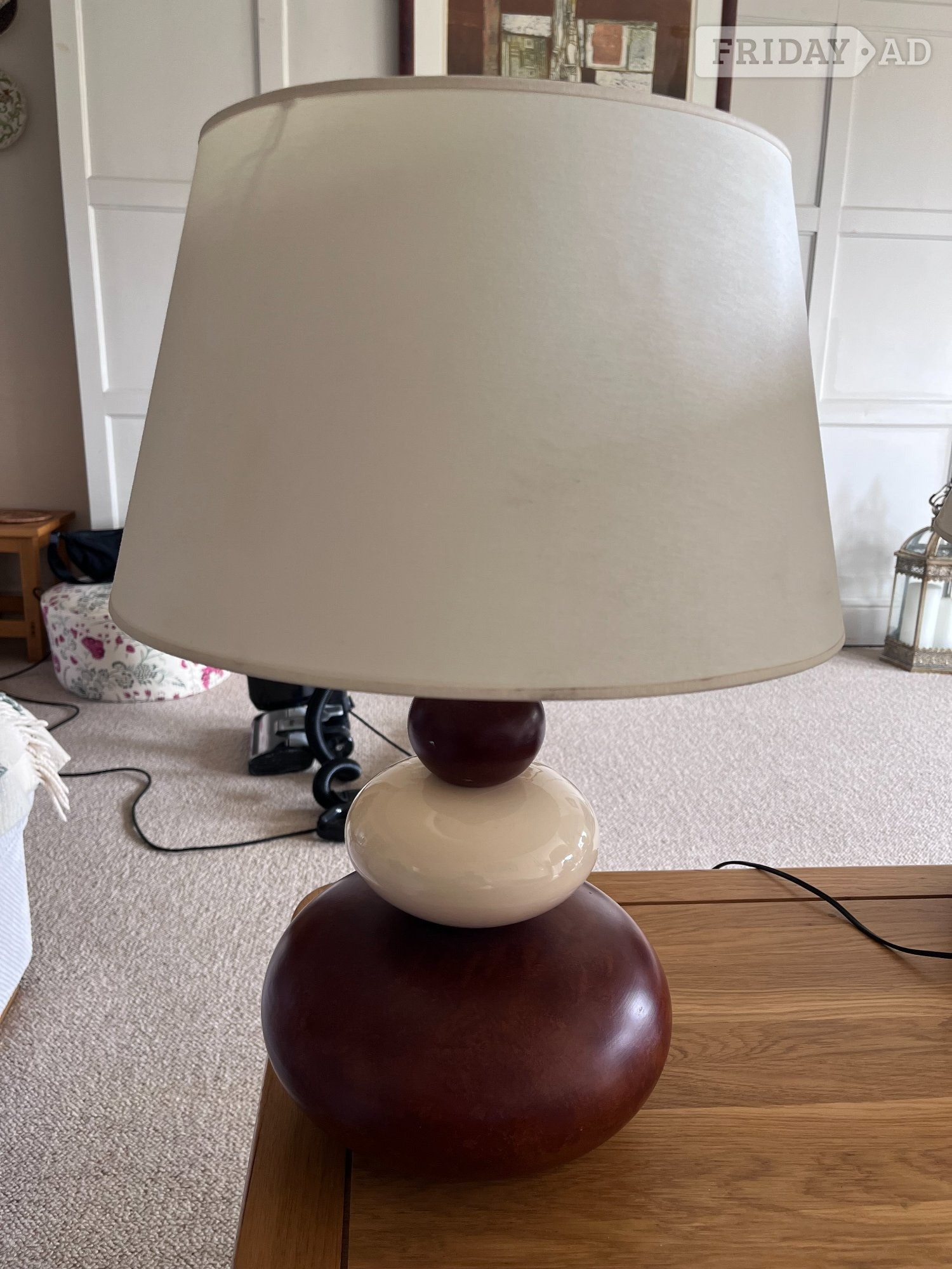 3 large Endon table lamps
