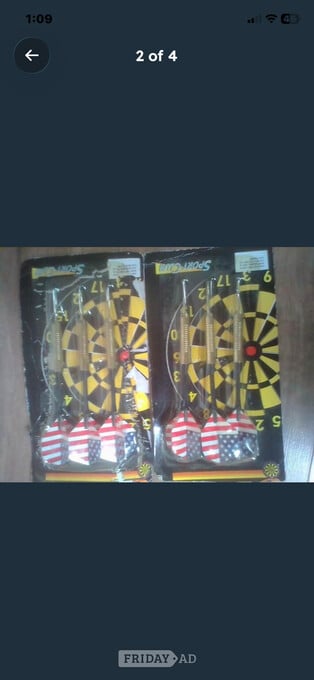 2 PACKS OF DARTS £25