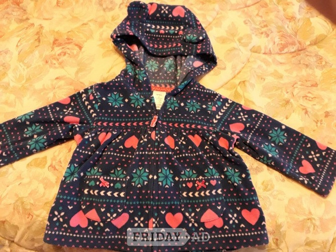 Baby girls fleece with hood in Llantwit Major