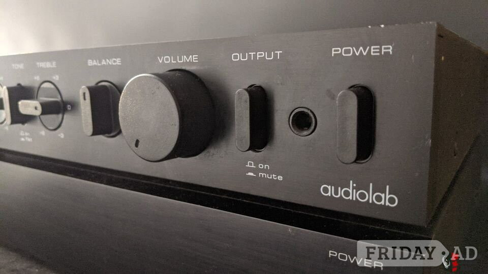 Worthing Audiolab 8000P & 8000C - hi-fi Power and pre amplifiers.