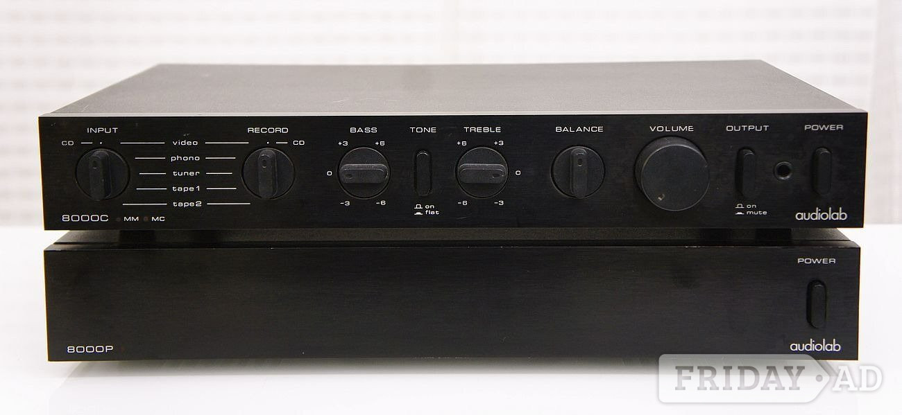 Audiolab 8000P & 8000C - hi-fi Power and pre amplifiers. - Tv, Audio & Cameras