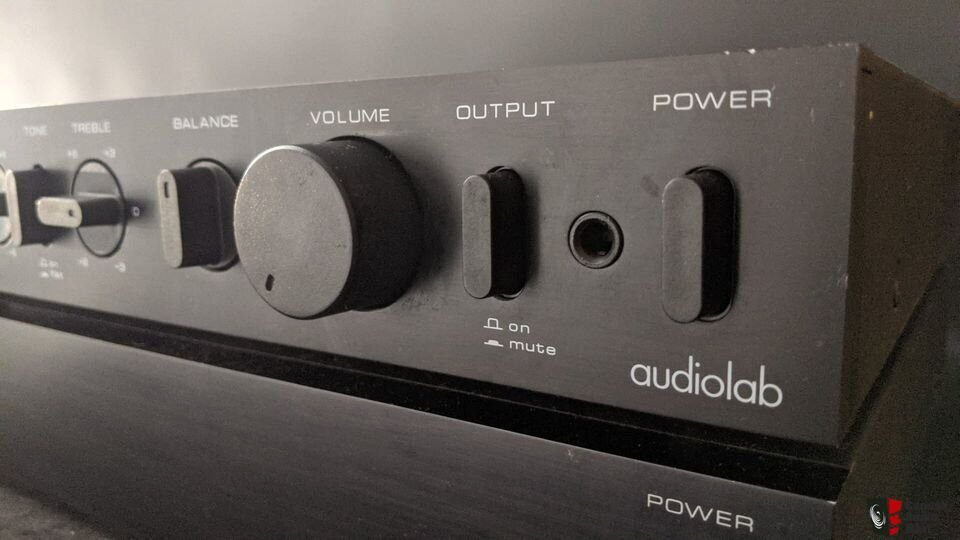 Worthing Audiolab 8000P & 8000C - hi-fi Power and pre amplifiers.