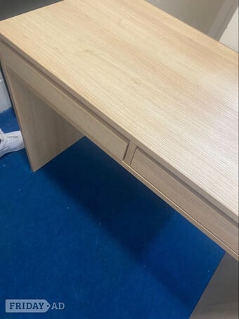 Solid Oak Office Desk