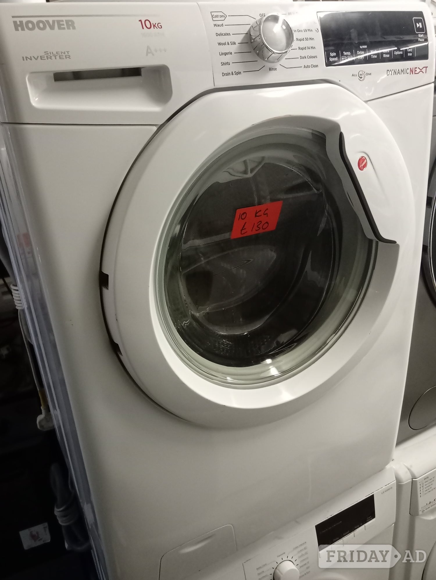 Hoover 10kg load silent inverter washing machine  in Reading