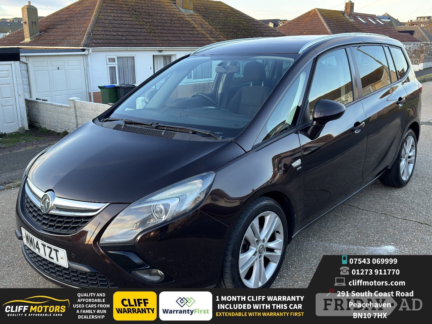 Vauxhall Zafira Tourer Peacehaven