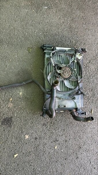 Vauxhall Corsa D Radiator Condenser Fan Pack 13399871