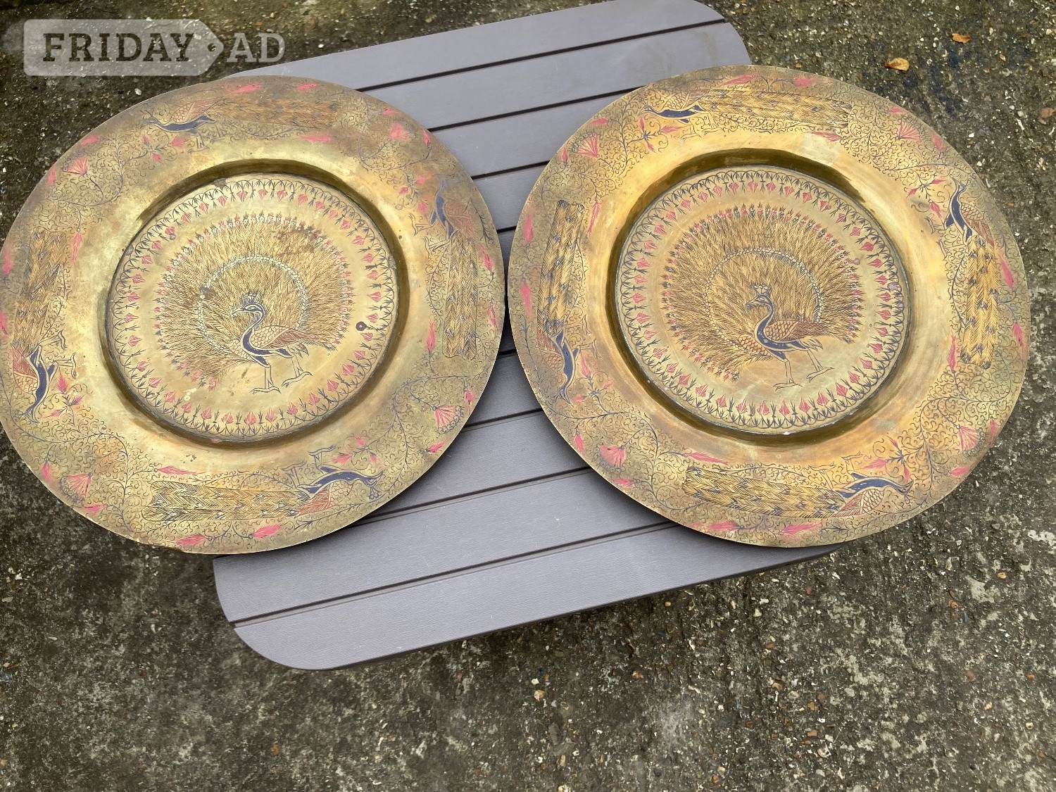 Lewes Brass or copper? Decorative plates