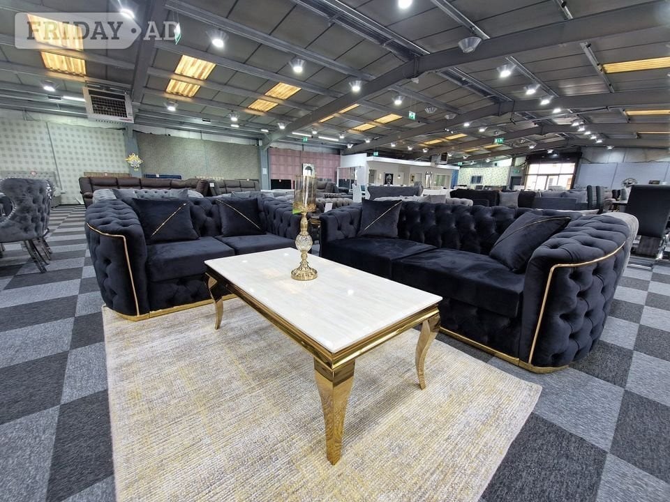 🖤Italian Chesterfield 3+2 Sofa Set | Brand New | Fast Delivery🚚 in Bilston