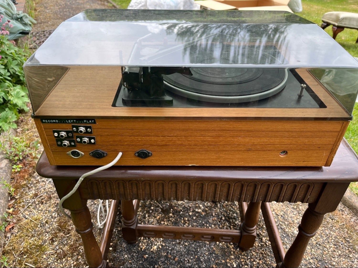 Vintage Garrard 2025TC Turntable 4 Speed,Amplifier,Radio,wooden in Horsham