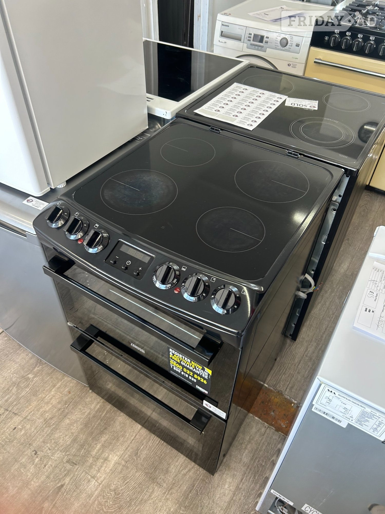 ZANUSSI ELECTRIC 55CM DOUBLE OVEN - Home Appliances