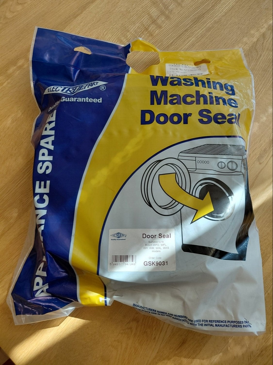 Washing Machine Door Seal