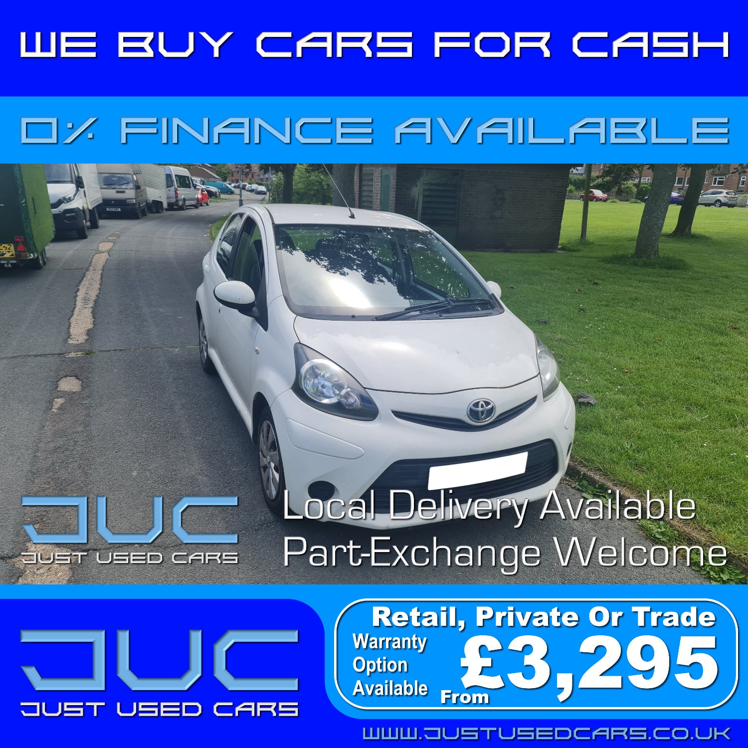 Toyota Aygo 1.0 VVT-I Ice 5D (Manual Petrol) 13 Reg 2013 79,773 in Lewes