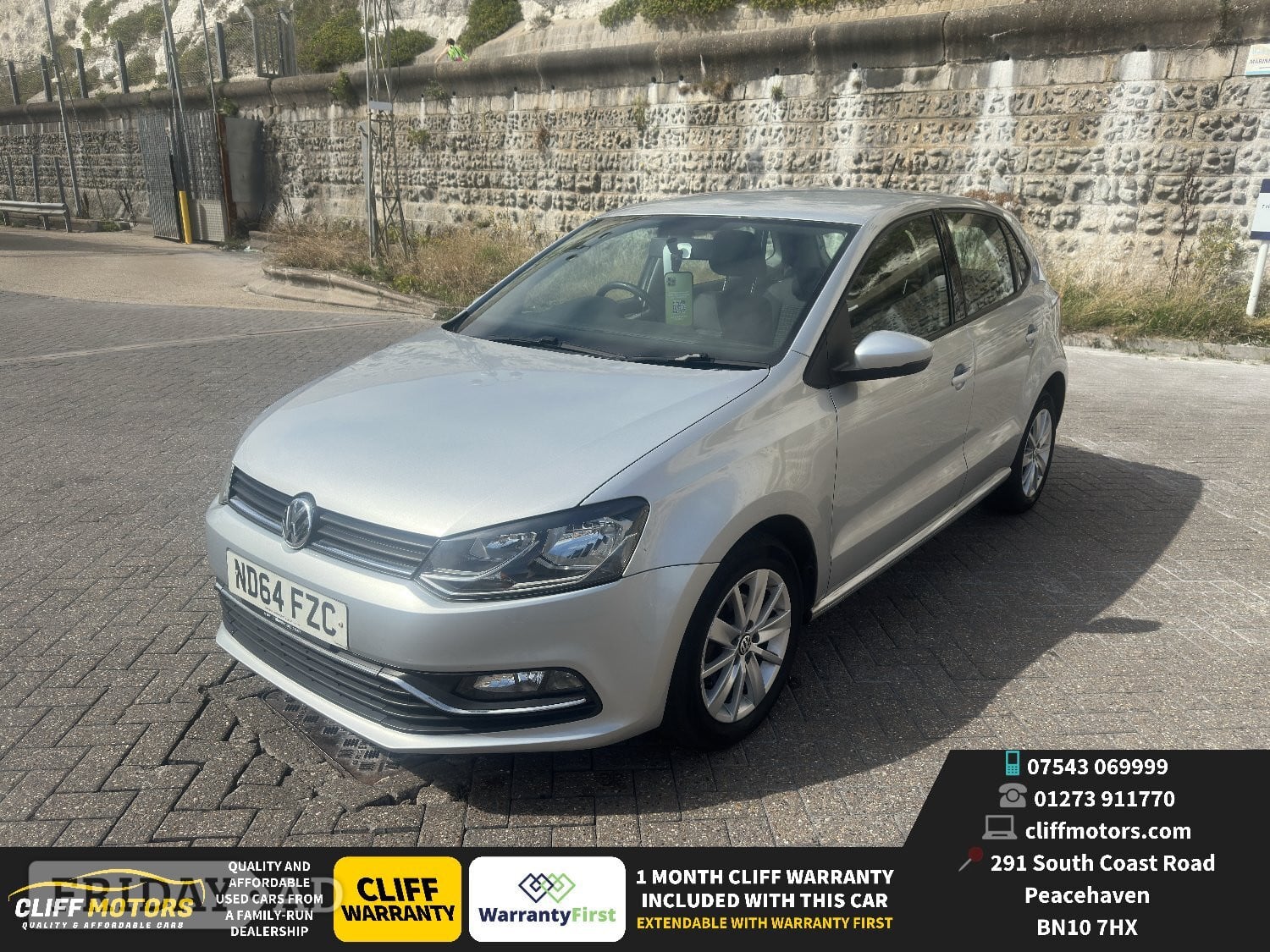 2014 Volkswagen Polo SE - Long MOT - £20 Road Tax - ULEZ Complian in Peacehaven