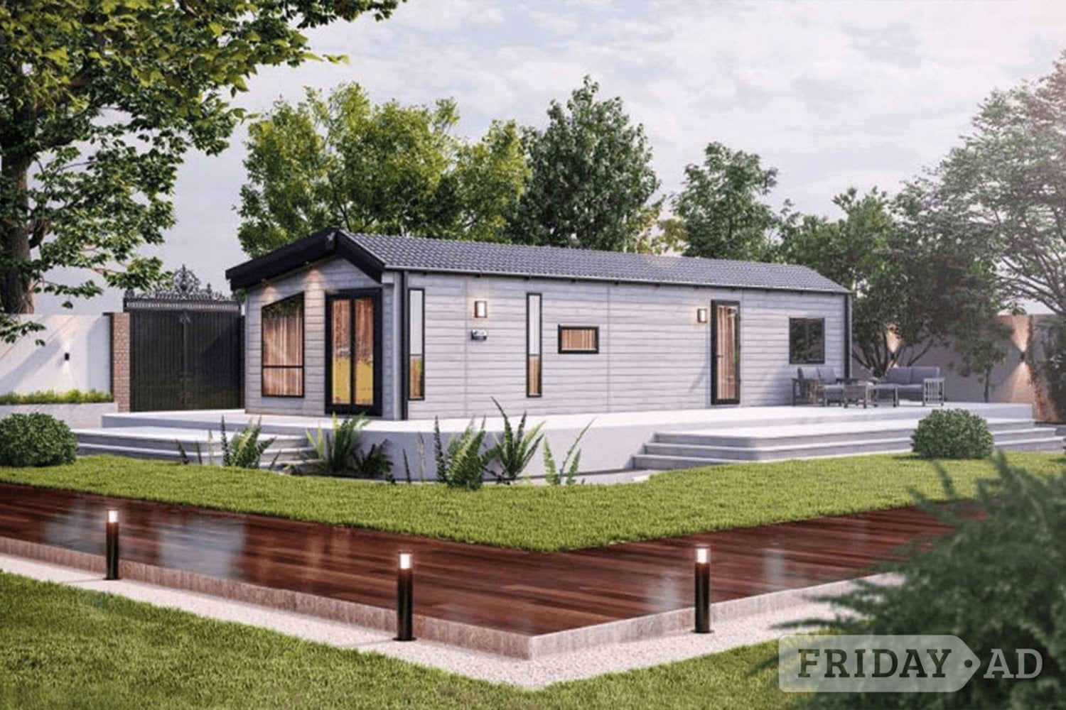 Luxury holiday home with exclusive fishing and lake views in Wisbech
