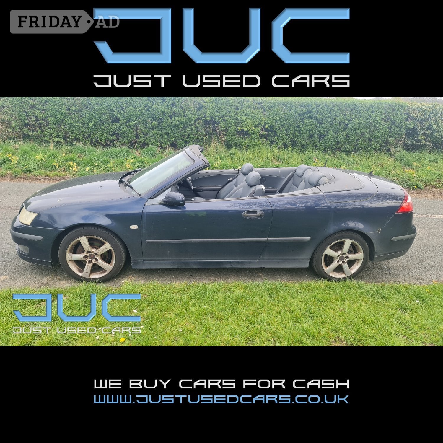 Saab 9-3 2.0 Vector 150BHP (Manual Petrol) 54 Reg 2004 82,701 - Cars
