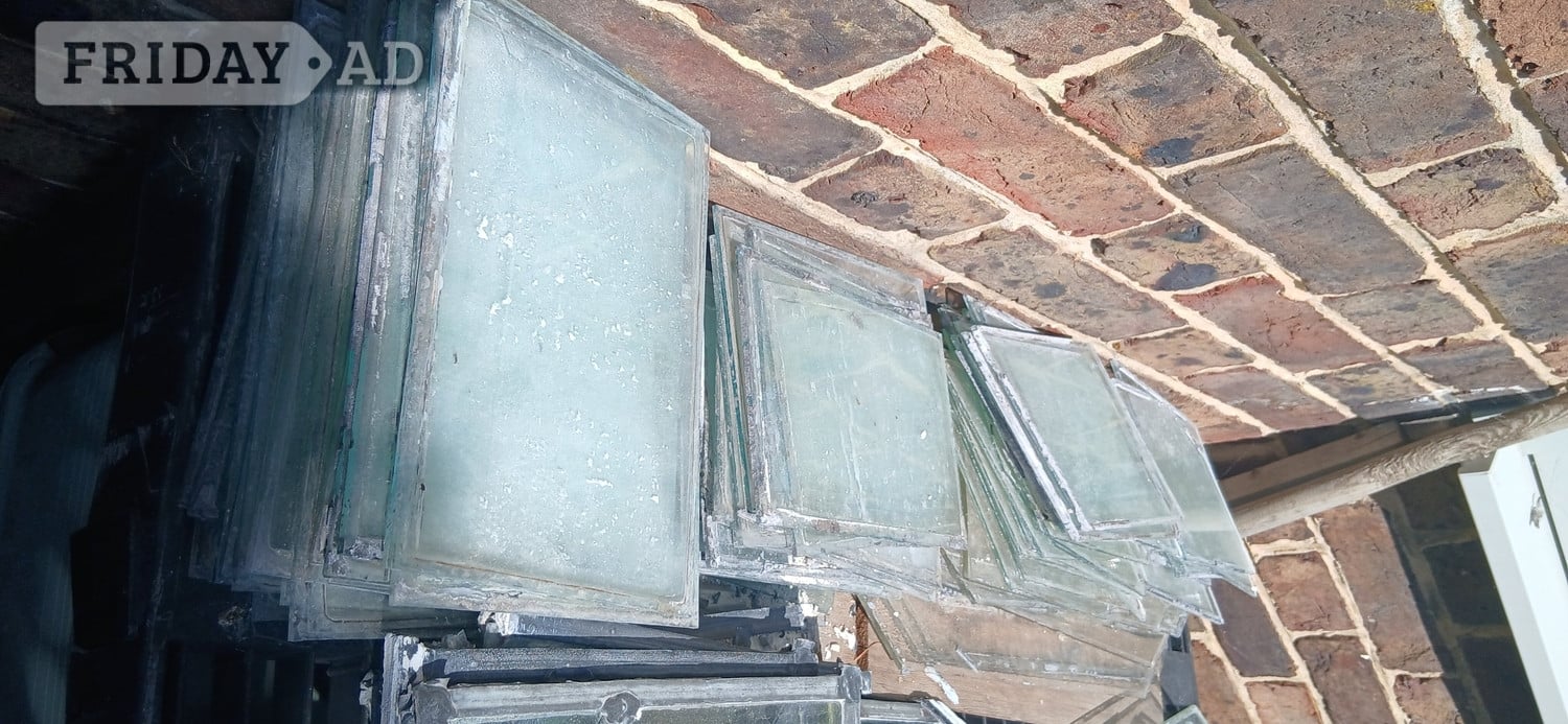 Old single panes of glass in Haywards Heath