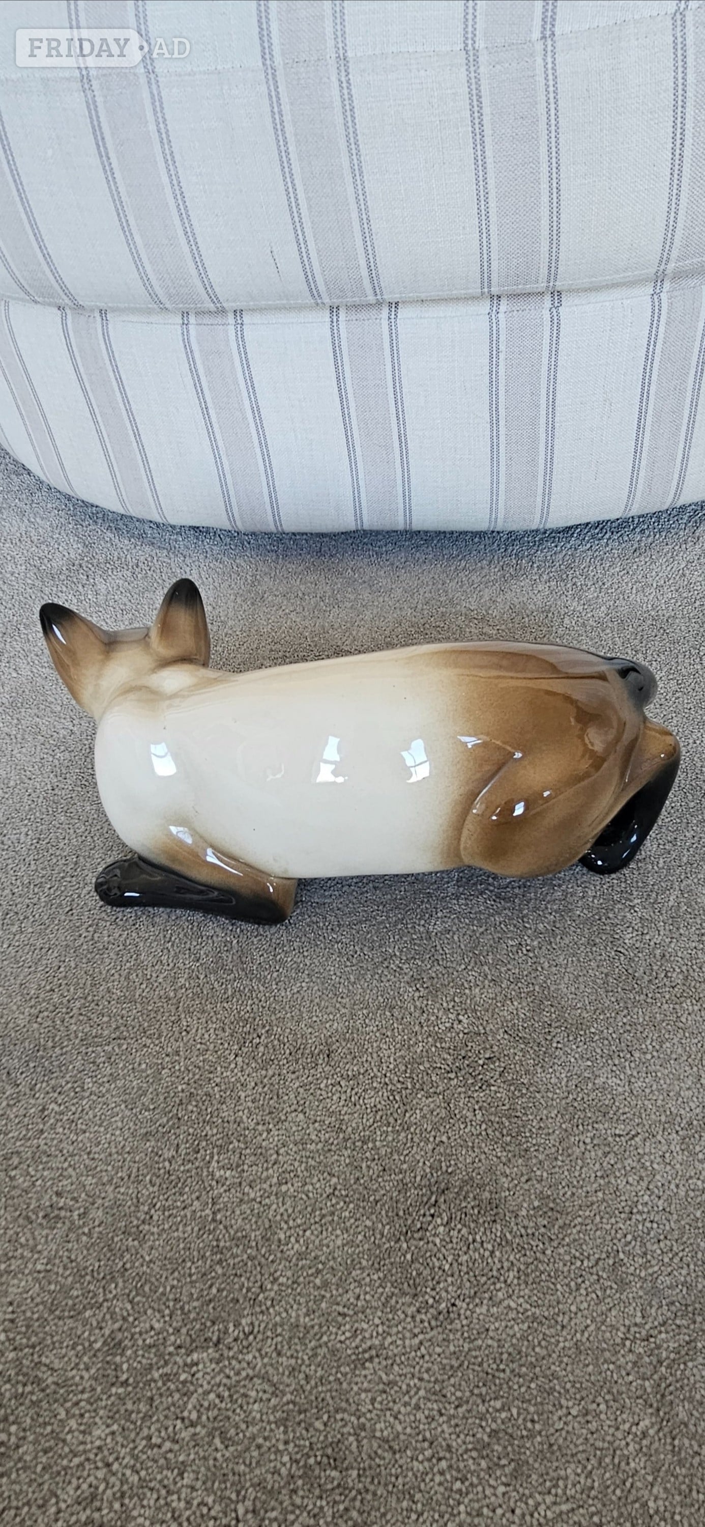 Vintage Siamese Cat Ornament