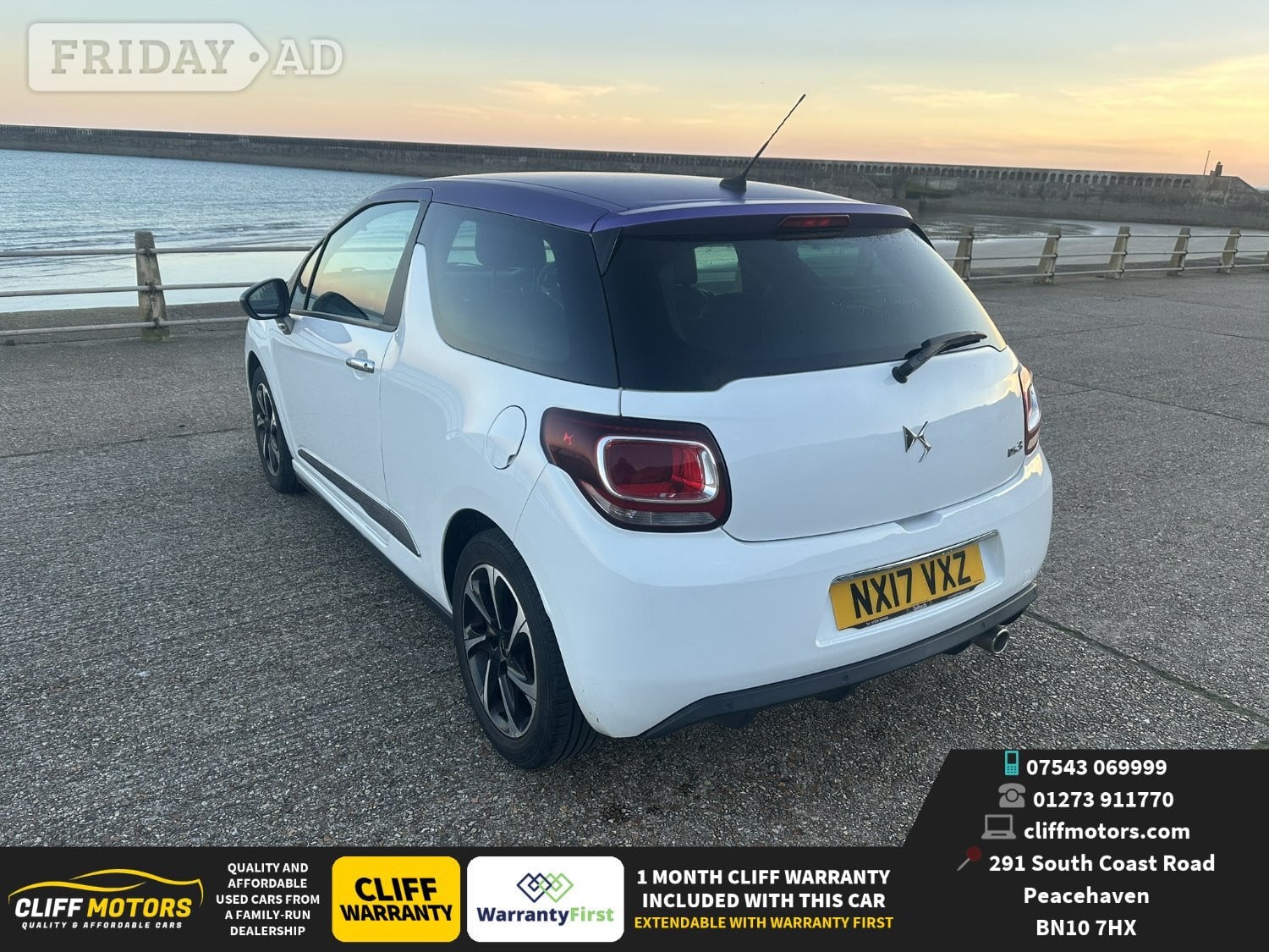 2017 DS DS3 Elegance - Long MOT - £20 Road Tax - ULEZ Compliant - - Cars in Peacehaven