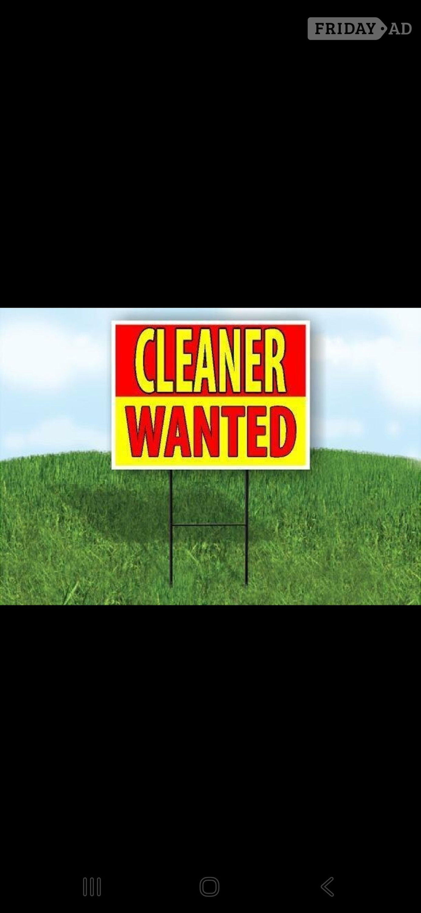FEMALE CLEANER WANTED 2 HOURS WEEKLY WESTCLIFF ON SEA  in Westcliff-On-Sea