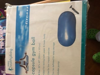 Oval gym ball