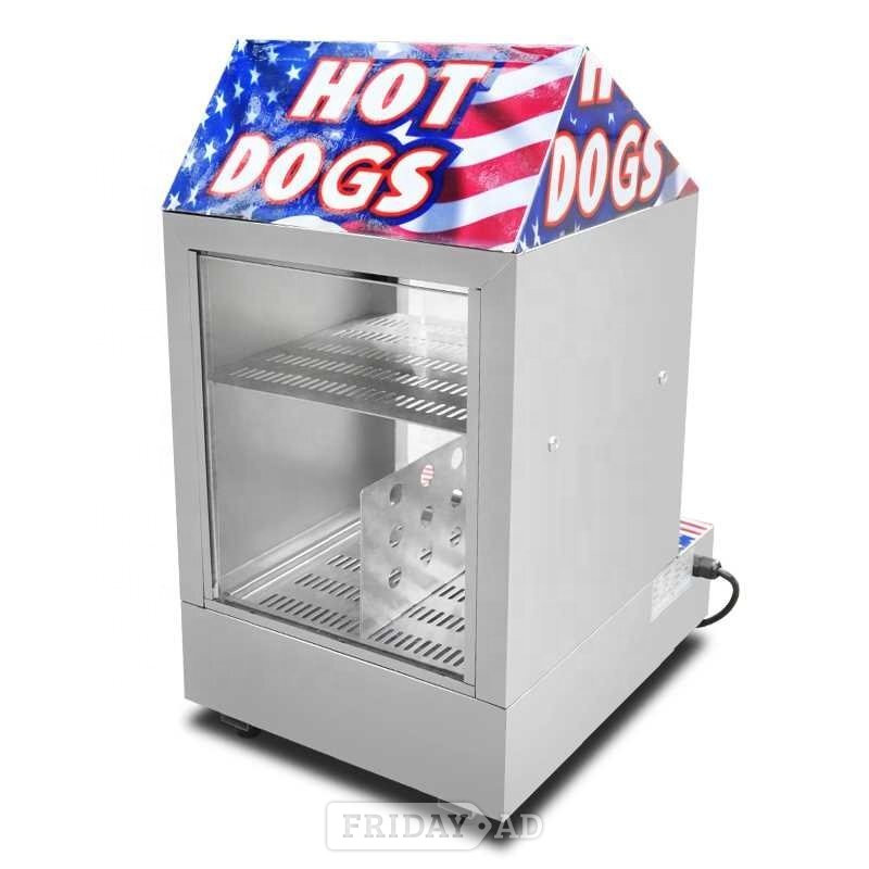 Hot Dog Steamer Electric Hot dog Machine Glass Doors & Bun Warmer - Home Appliances in Birmingham