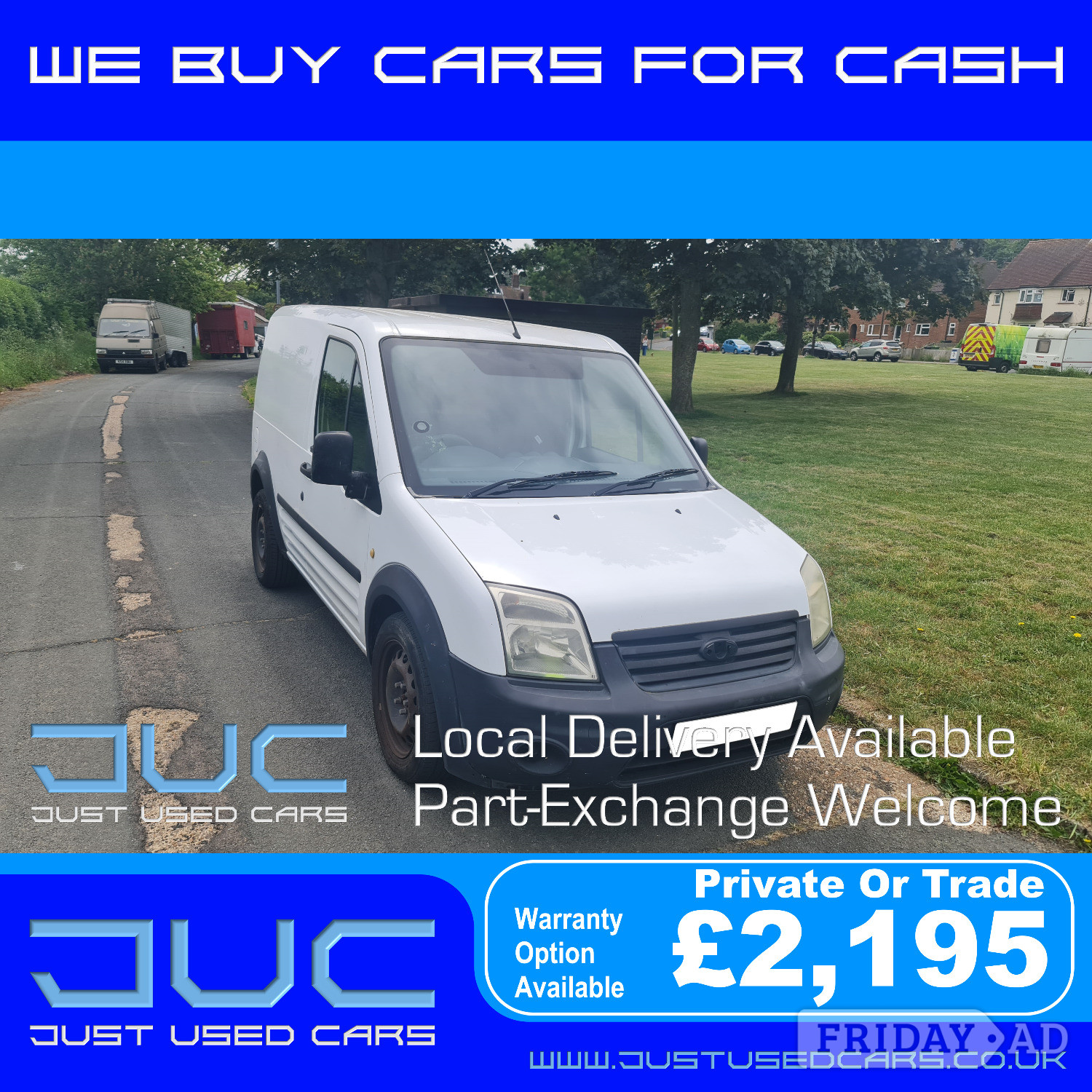 Ford Transit Connect 1.8 75 T200 (Diesel Manual) 61 Reg 2011 in Lewes