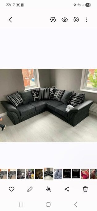 Brand new corner sofa