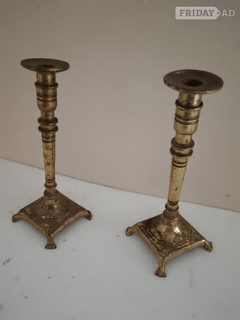 Vintage Brass Candle Sticks
