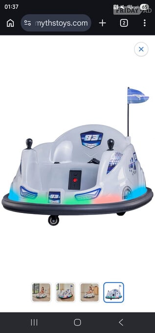 Girls bumper car 
