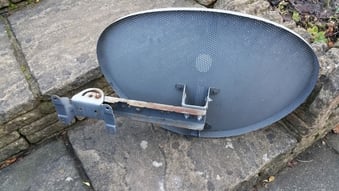 SKY SATELLITE DISH WITH BRACKET (3 AVAILABLE)
