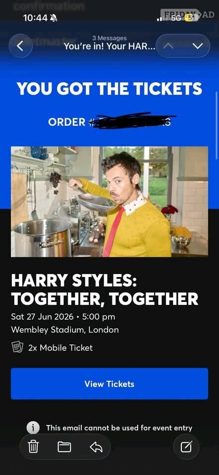 Harry Styles – Together, Together Tour 💚