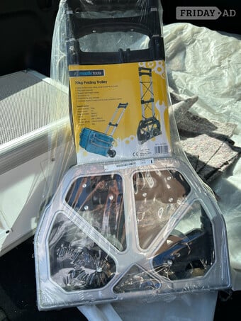 FOLDING Hand Trolley Wheels NEW in Plastic Heavy Duty 70 Lts