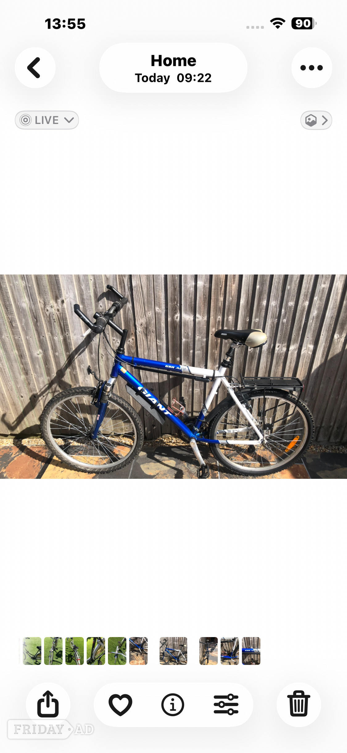 20” wheel GIANT male bike
