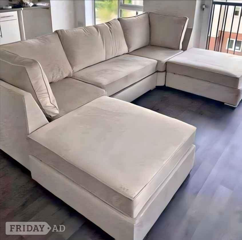 🛋️ Grey Bishop U Shape Corner Sofa | Brand New | Fast Delivery✔  - Furniture in Willenhall