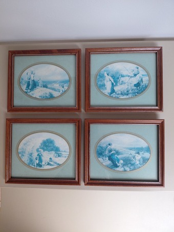 Four wooden Picture Frames