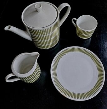 1970s German Coffee/Tea Service - 'Olive Trio'