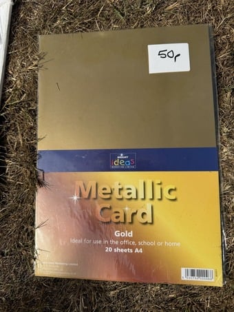 Various packets of card. 50p