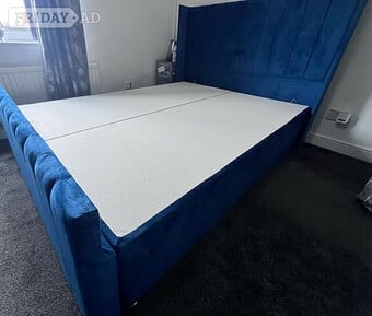 King size - Primrose Winged Deluxe Divan Ottoman